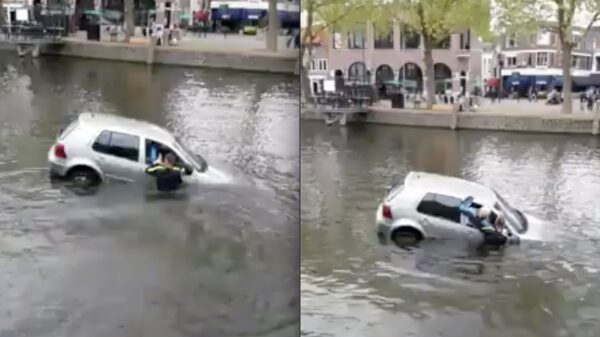 Vlaardingse kapper Haci Altintas redt oudere man uit zinkende auto