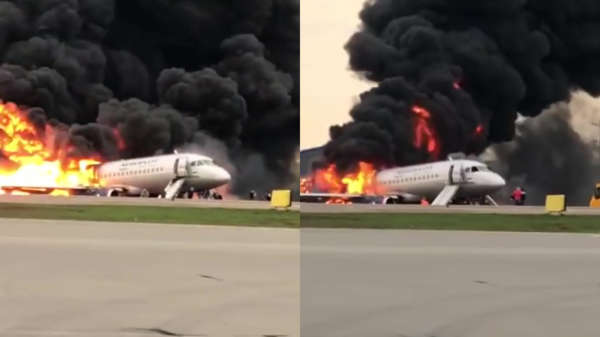41 doden na ongeluk bij noodlanding Aeroflot-vliegtuig op vliegveld Moskou