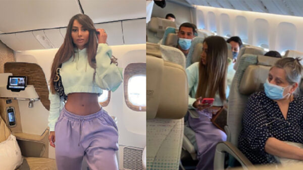 Populaire influencer keihard exposed als ze pretendeert business class te vliegen