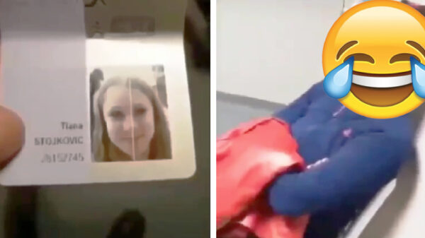 Dit ben ik echt meneer agent, het is alleen een heel oude foto