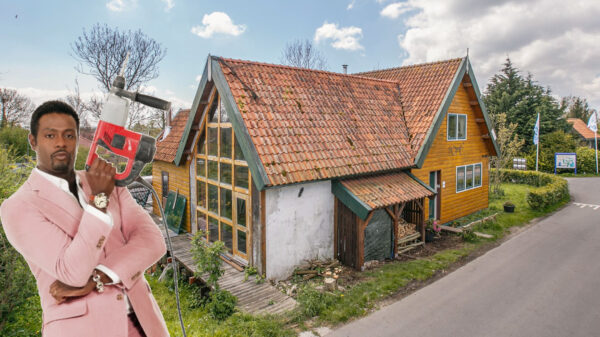 Altijd in 'Help Mijn Man Is Klusser' willen zitten? Koop dan deze authentieke woning met binnenzwembad