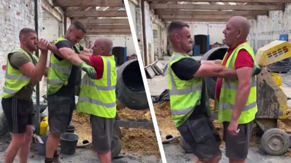 Bouwvakkers bakken heerlijke poets met hun collega