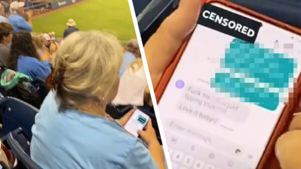 Oma Bep betrapt tijdens het plannen van een wilde avond