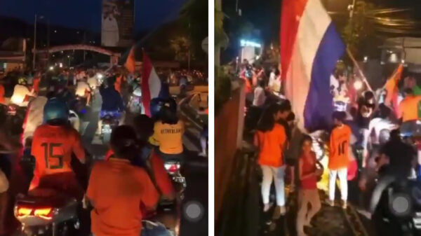 Ook op de Molukken werd de Nederlandse overwinning flink gevierd