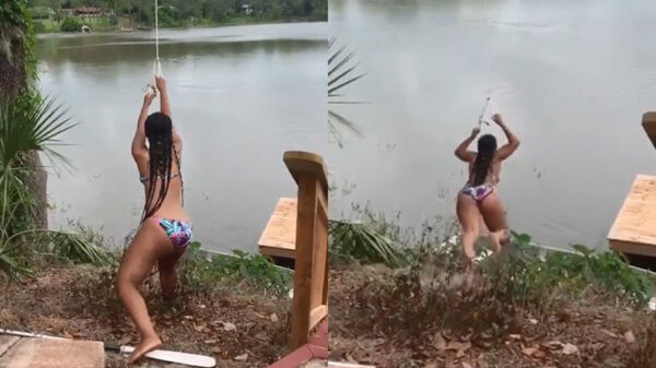 Jane slingert zichzelf met een dwarslaesie het water in