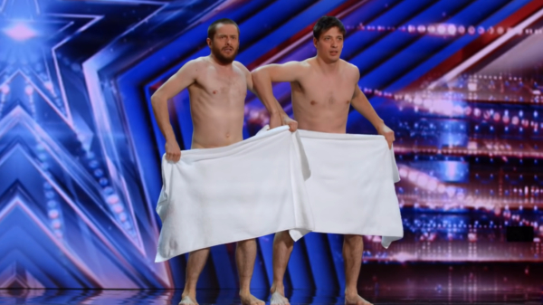 Zo, deze heren zijn goed met handdoeken