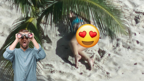 Gluurbuur test nieuwe camera en spot twee Instagrammers in het wild