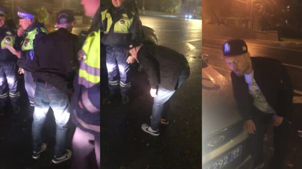 Bestuurder tijdens aanhouding te bezopen om rechtop te blijven staan