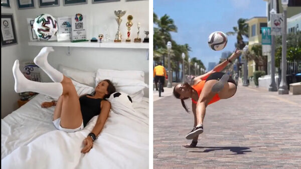 De Venezolaanse Laura Biondo is ontzettend goed met ballen