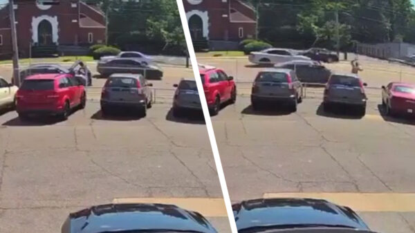 Automonteur gaat tijdens het monteuren een onvrijwillig stukje vliegen