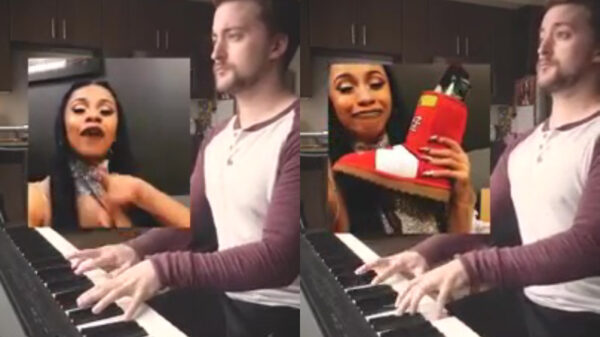 Pianist gebruikt random geschreeuw van Cardi B. voor zijn liedjes