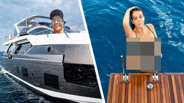 Kijk Ronaldo eens ontzettend balen na de uitschakeling van Portugal op zijn jacht van 6 miljoen euro