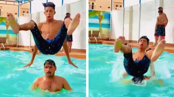 Auw: nek aan gruzelementen na een dagje in het zwembad