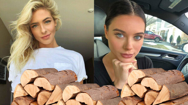 Al deze vrouwen zijn gezegend met een flinke bos hout voor de deur