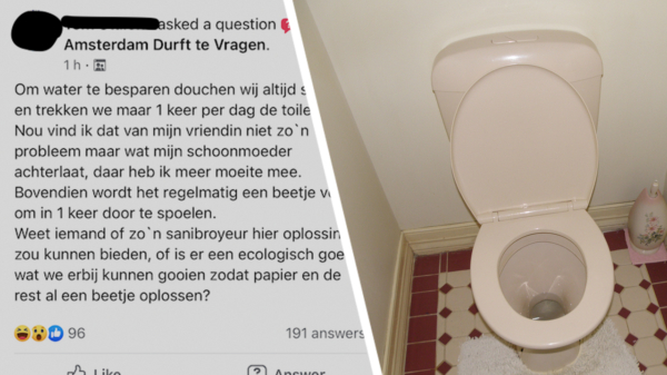 DTV: hoe voorkom je stank van je schoonmoeder als je maar één keer per dag de wc doortrekt?