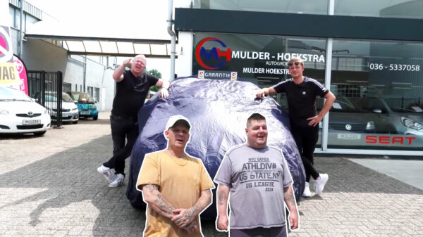 Deze auto heeft Tukkertje Lorenzo na doneeractie van Roddelpraat gekregen