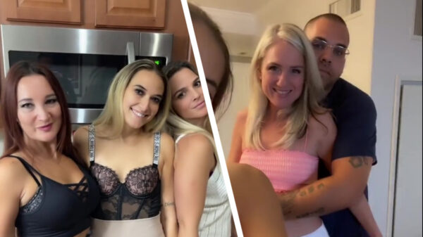 Swingende dame laat haar man rustig met haar vriendinnen én haar moeder spelen