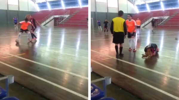 De zus van Neymar blijkt aan zaalvoetbal te doen