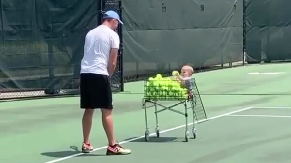 Met deze koter kun je prima je tennisskills oppoetsen