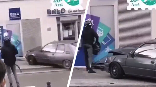 Het moment dat je erachter komt dat een Peugeot 205 niet ideaal is voor een ramkraak