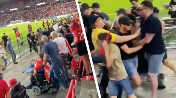 PSV-tokkies jagen op fans van Galatasaray die in het thuispubliek zaten