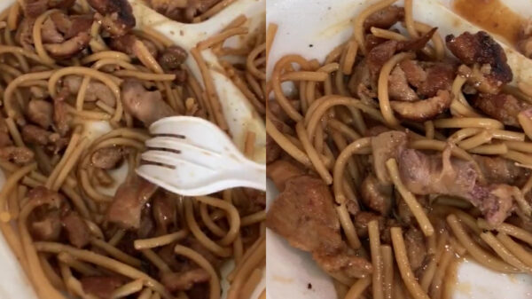 Vrouw vindt ranzige verrassing in haar kip teriyaki