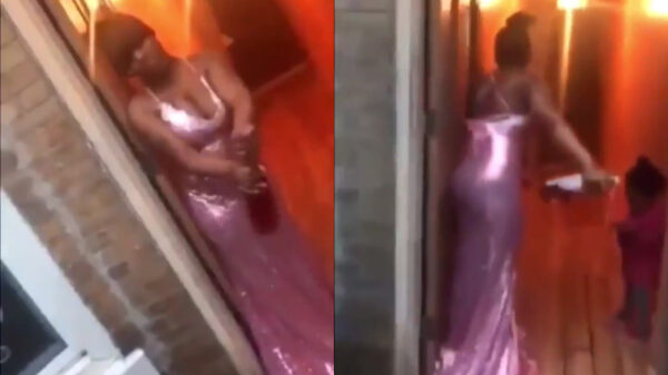 Shaniqua krijgt een kurk in d'r bakkes