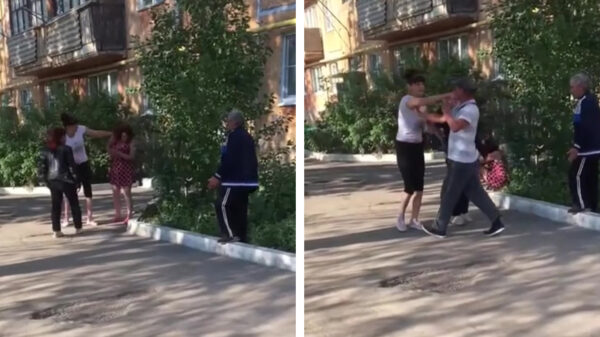 Vrouwelijke bully besluit net even de verkeerde te pesten