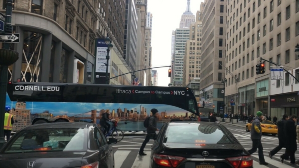 Skoften slow tv: even door het centrum van New York cruisen in 4K