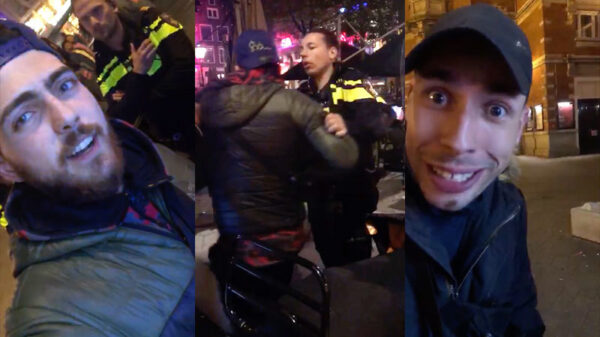 Lachgasdealers doen bijdehand tegen de politie en worden meegenomen