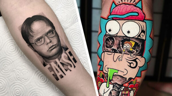 Liefhebbers van tatoeages komen weer volledig aan hun trekken (223)