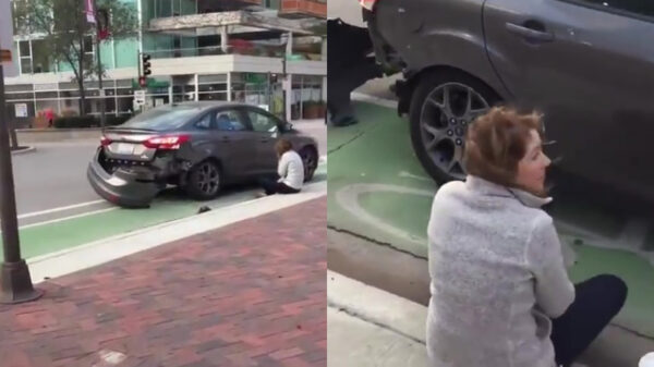 Hey, je zit op het fietspad!