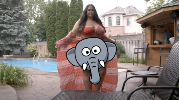 Diamond Doll weet met haar gigantische badonkadonk heel wat aandacht te trekken