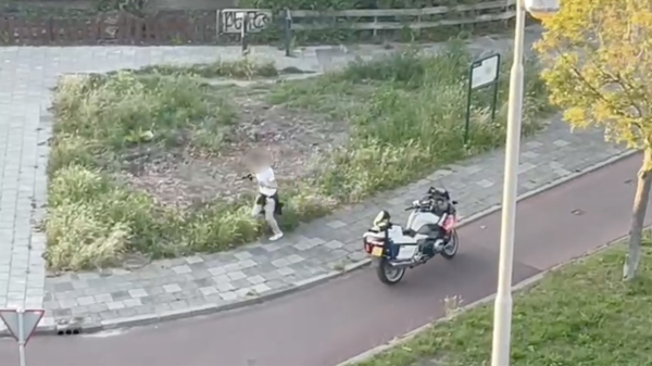 Breek: schietpartij in Leeuwarden, politie lost schoten op gewapende man