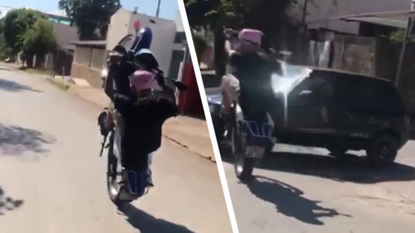 Protip: voor je kijken als je een wheelie popt