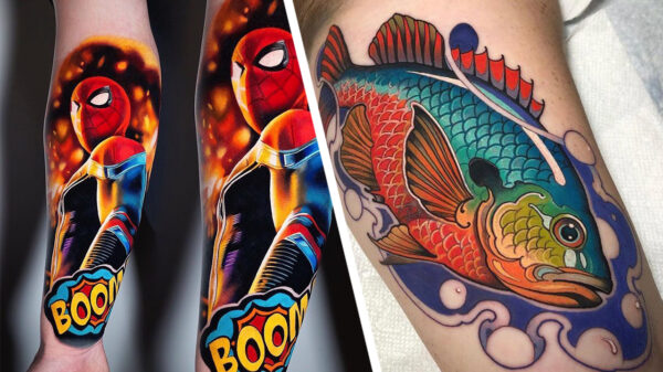 Liefhebbers van tatoeages komen weer volledig aan hun trekken (224)