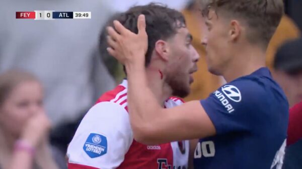 Carrasco draait door en krijgt rood in vriendschappelijke wedstrijd tegen Feyenoord