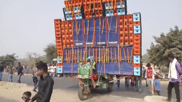 De eerste editie van de Love Parade in New Delhi was een groot succes