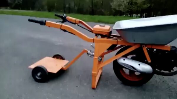 Met deze opgevoerde kruiwagen werk je 4x sneller!