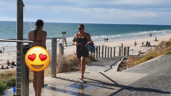 A wilde Karen apeared en ze is niet te spreken over de bikini van deze fitgirl