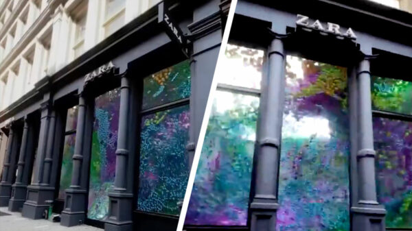 Keihard trippen dankzij de vette 3D-vitrine van de Zara in New York