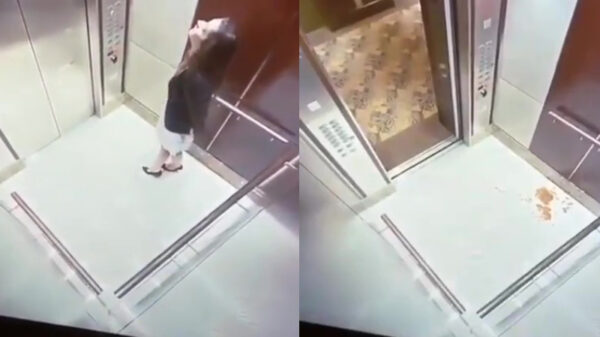 Als je zo nodig moet dat je gewoon de lift volbaggert