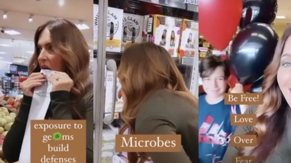 Jodie Meschuk likt alles in de supermarkt om haar immuunsysteem een boost te geven