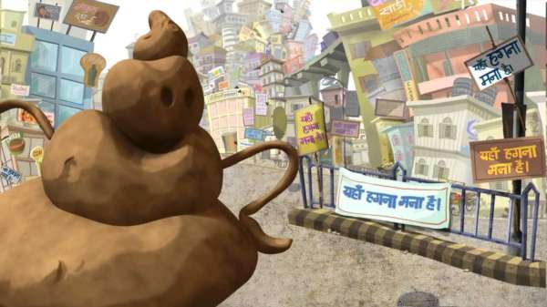 Schijten doe je op het toilet: de Indiase voorlichtingsvideo