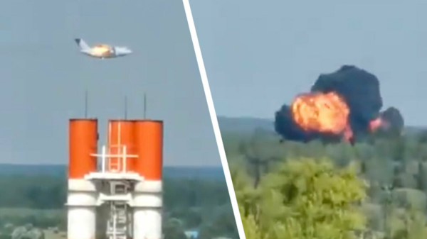 'Prototype van militair vliegtuig crasht vlakbij Moskou, 3 mensen komen om'