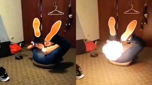 Note to self: een spuitbus is niet de manier om jezelf te ontharen