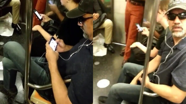 Blijkbaar mag je in de trein ook al geen natuurfilms meer kijken