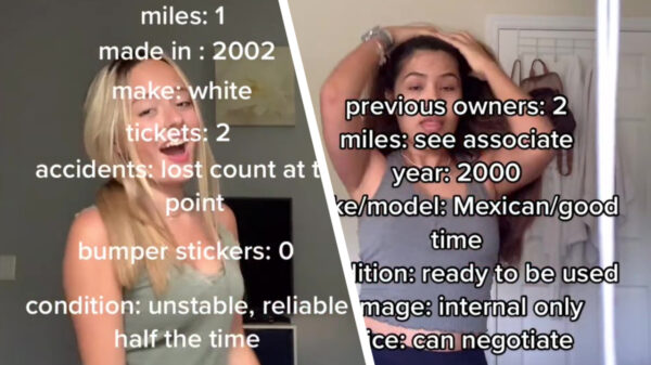 Vrouwen presenteren zich op TikTok als gebruikte auto's en nu zijn feministes boos