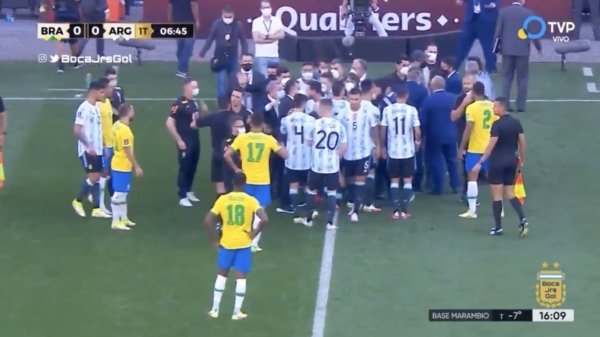 Braziliaanse gezondheidsdienst legt wedstrijd stil vanwege 4 Argentijnse spelers uit Engeland