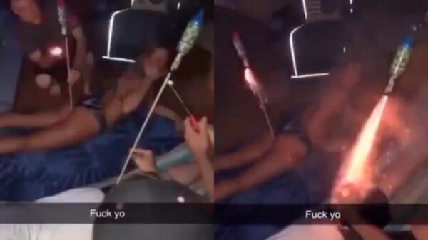 Je bent een rund als je met een vuurpijl in je derrière stunt